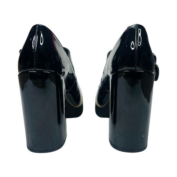 Steve Madden Patent Leather Tarrah Platform Mary Jane Pumps - Size 7.5 - Picture 4 of 12